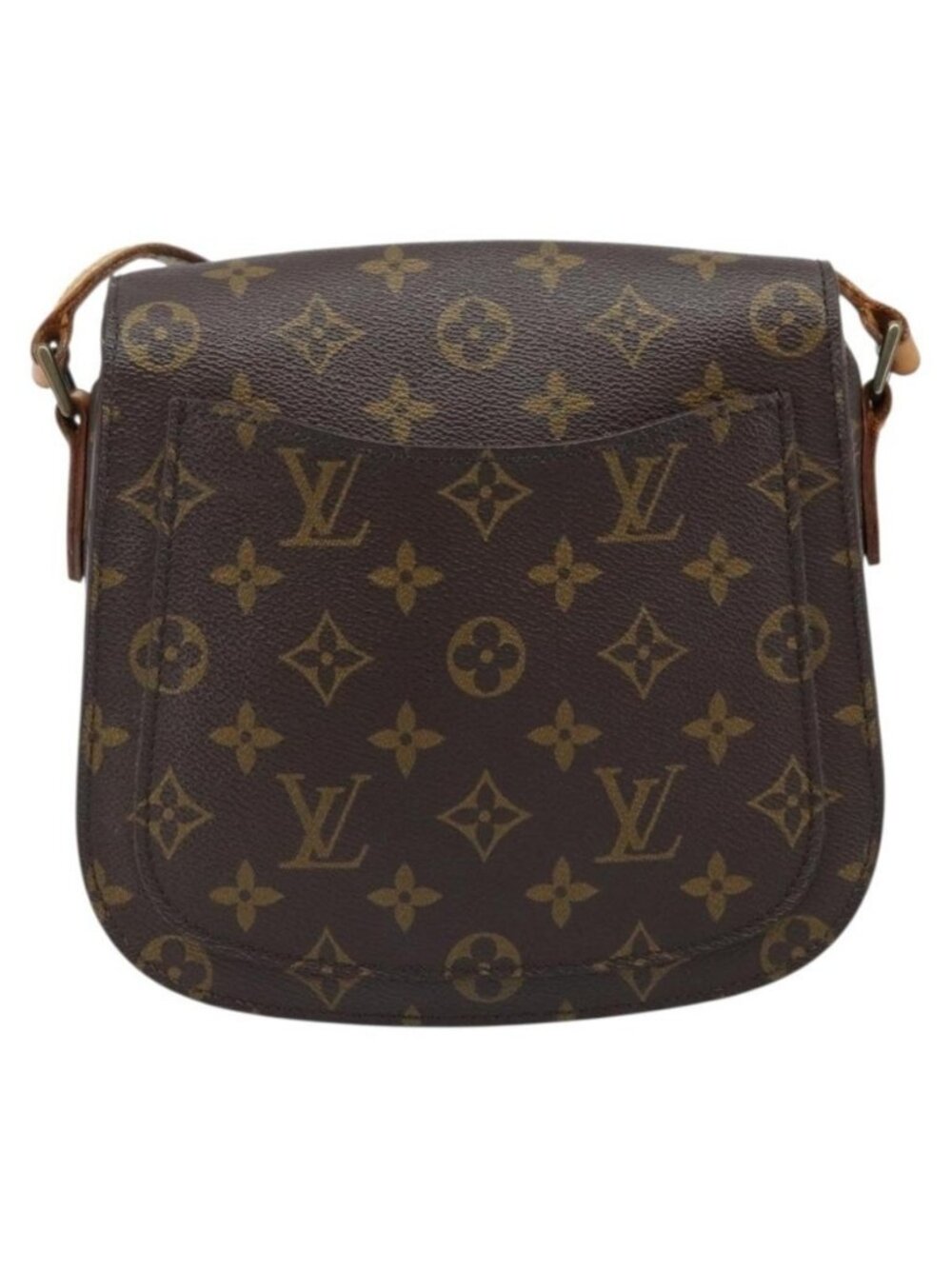 Authentic LOUIS VUITTON Monogram Saint Cloud MM Shoulder Bag M51243 LV - Picture 9 of 16
